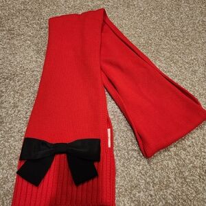 Kate Spade Vibrant Red Knit Scarf